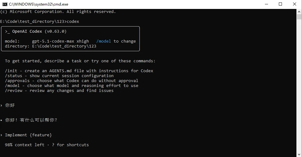 Codex 配置目录示意